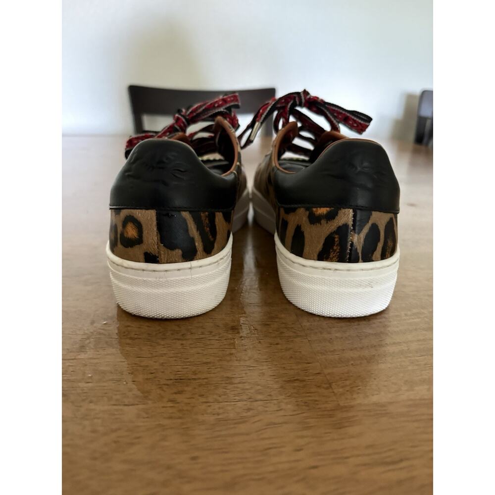ETRO Sneakers EU 41 Unisex Multicolor Paisley Leopard Print Embroidered Designer - Picture 4 of 9